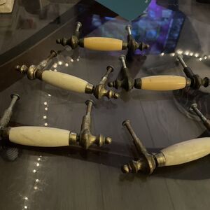 Vintage Drawer Pull Handles Set Of 5